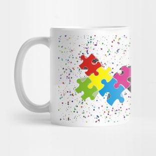 Puzzle  Colour Burst Mug